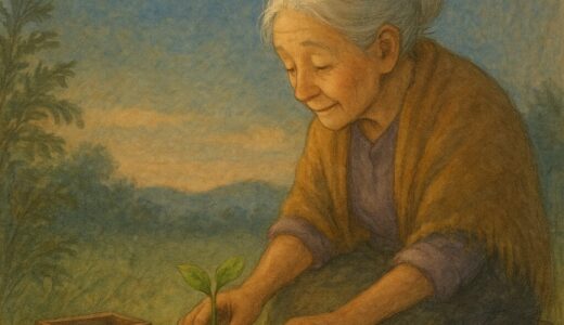 「土の音、月の種」🌾🌕