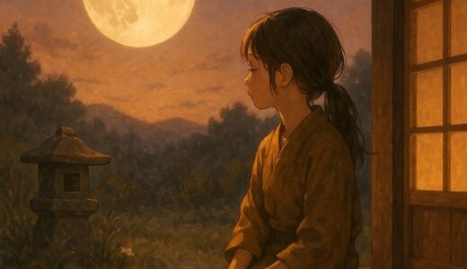 満ちてゆく月、灯る心