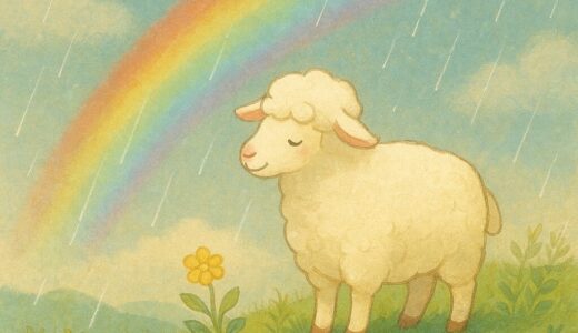 雨があるから、育つんだね