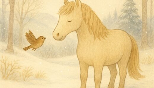 止まっているように見えても、心はちゃんと前に進んでいる。　　冬は、春のための歩みなんだよ。