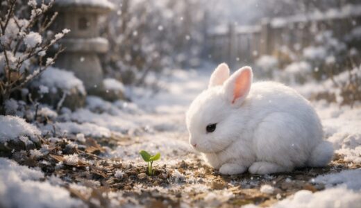 寒いからこそ、根を伸ばすんだよ