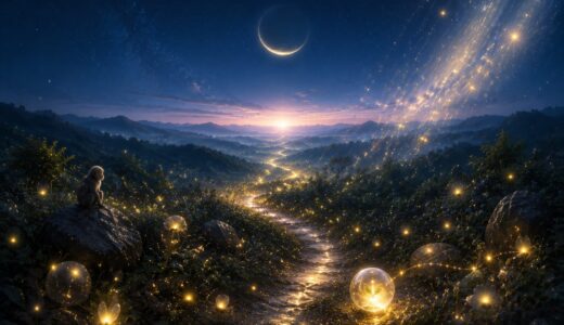 暗い夜にしか、蛍は光れない。あなたが今、暗い場所にいるなら、それはあなたが光る番だということ。