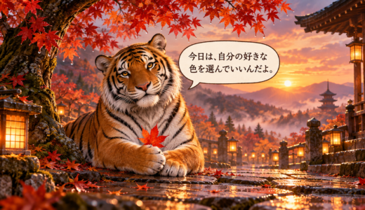 10月31日、大安と「定」の日の過ごし方。自分の色が出る日。